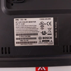Bosch Uml-151-90 15" Lcd Color Monitor Bsh1209Cdt00045 (Not Working)
