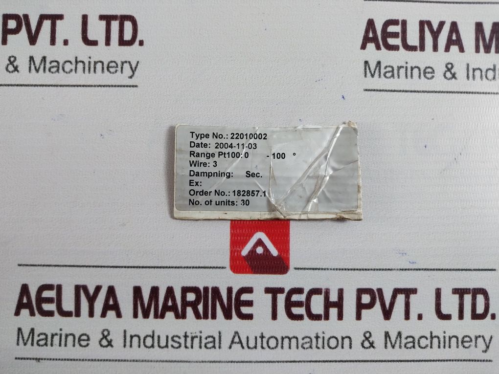 Bourdon Haenni Flextop 2201 0002 Temperature Transmitter Range Pt100: 0-100°