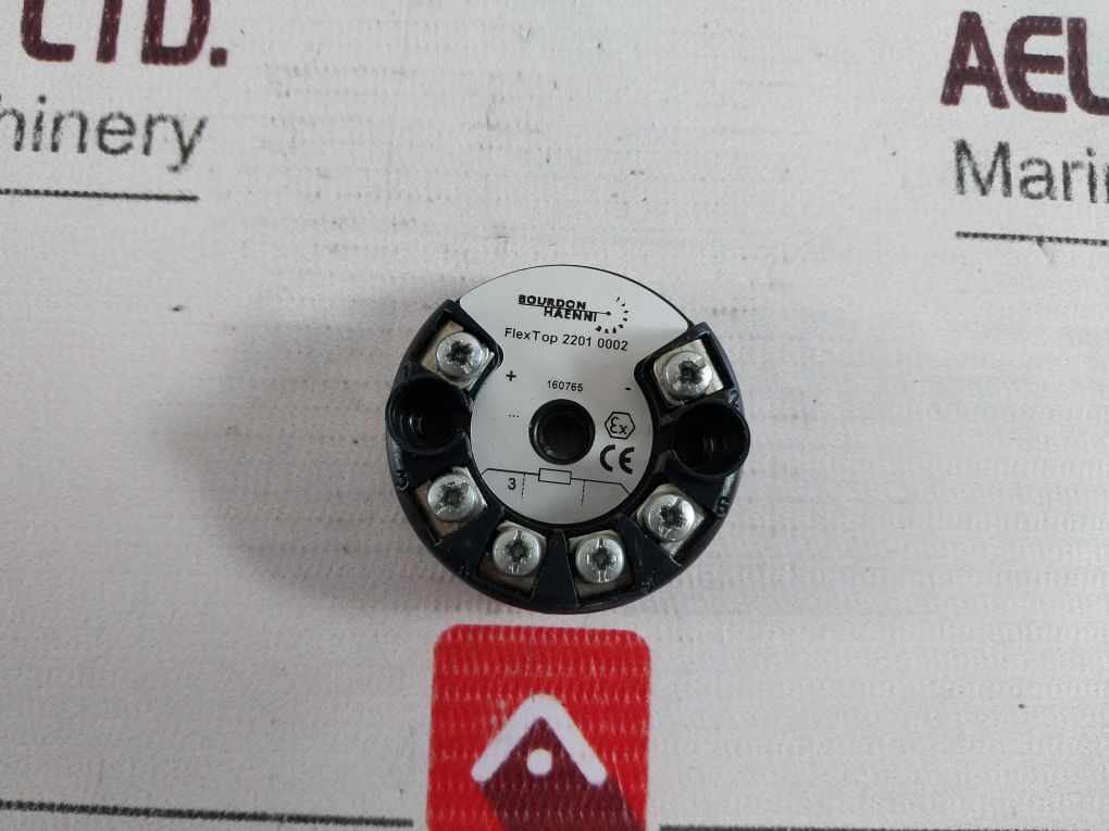 Bourdon Haenni Flextop 2201 0002 Temperature Transmitter Range Pt100: 0-100°