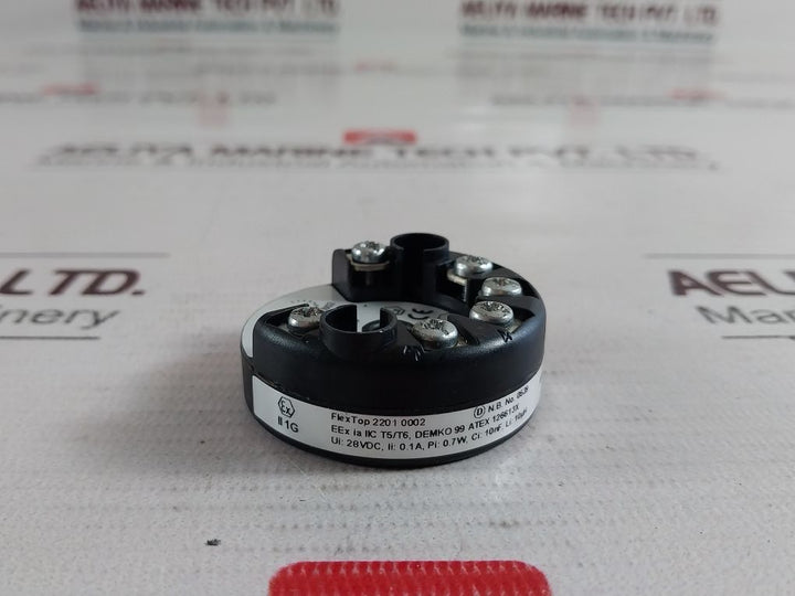 Bourdon Haenni Flextop 2201 0002 Temperature Transmitter Range Pt100: 0-100°