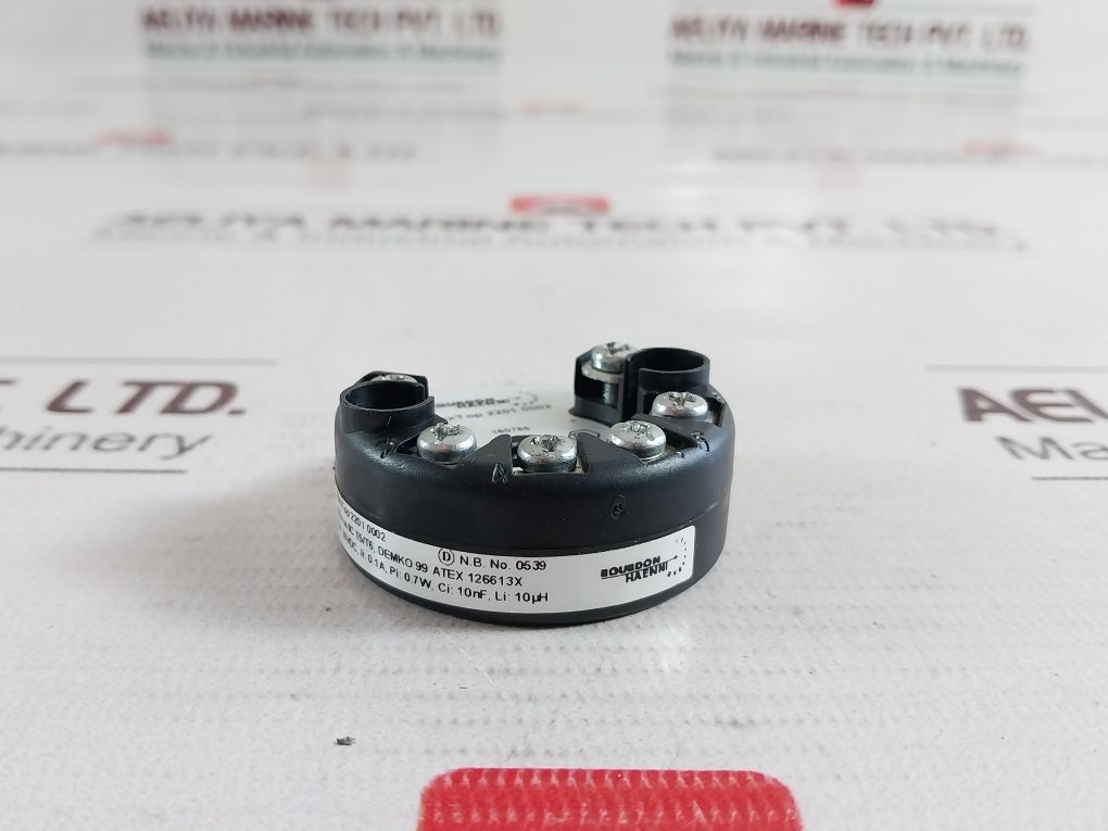 Bourdon Haenni Flextop 2201 0002 Temperature Transmitter Range Pt100: 0-100°