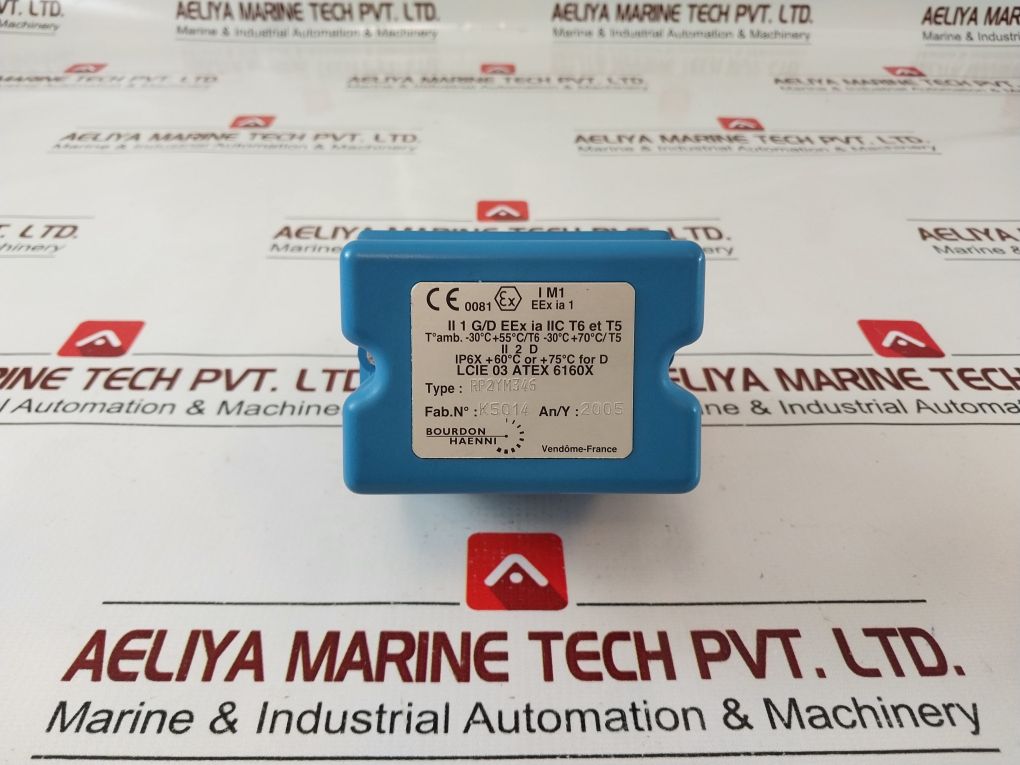 Bourdon Haenni Rp2Ym346 Pressure Switch