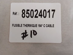 Lot Of 5X Bourgeat 85024017 Thermal Fuse 184°C Cable