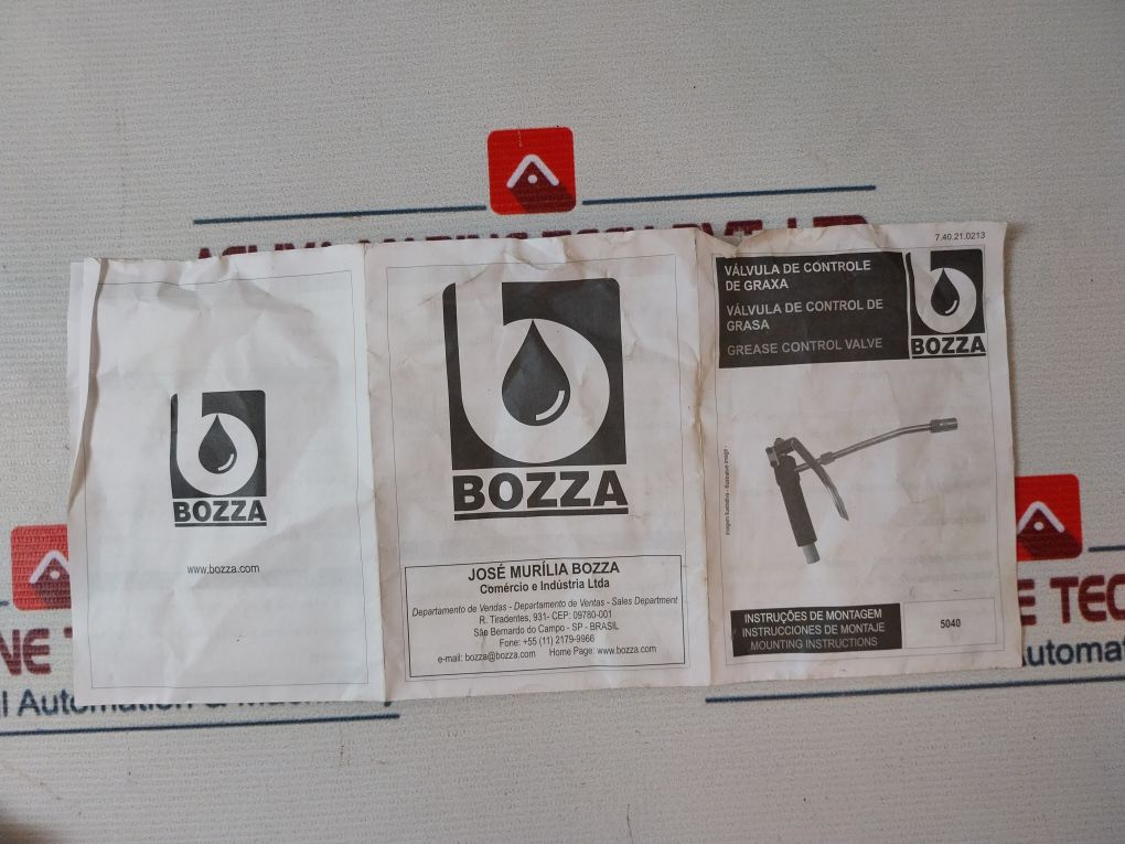 Bozza 5040 Grease Control Valve
