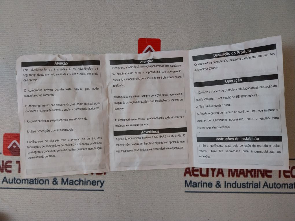 Bozza 5040 Grease Control Valve