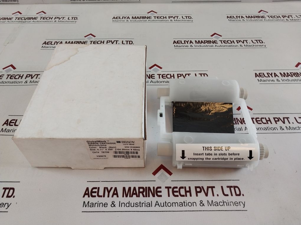 Brady Y93876 76739 Non-reusable Ribbon Cartridge 4.11” X 200’
