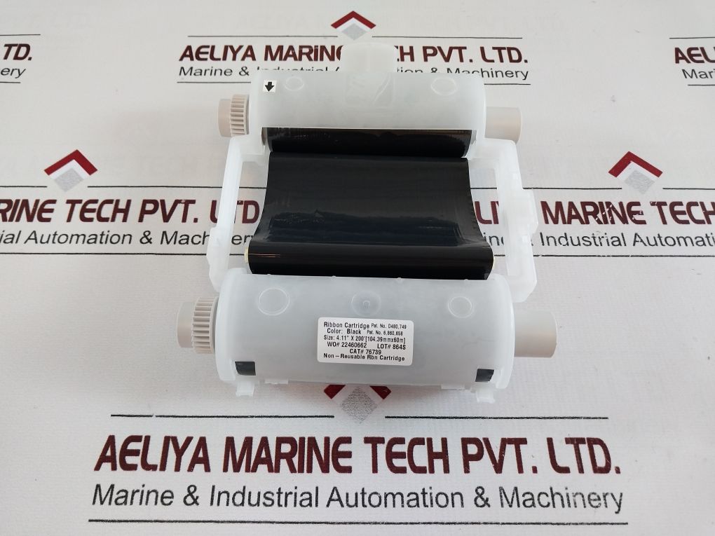 Brady Y93876 76739 Non-reusable Ribbon Cartridge 4.11” X 200’