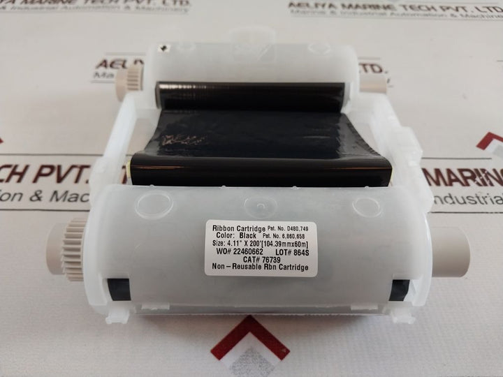 Brady Y93876 76739 Non-reusable Ribbon Cartridge 4.11” X 200’