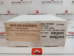 Brady 76741 White (Blanc) Ribbon Cartridge 4.11” X 200’
