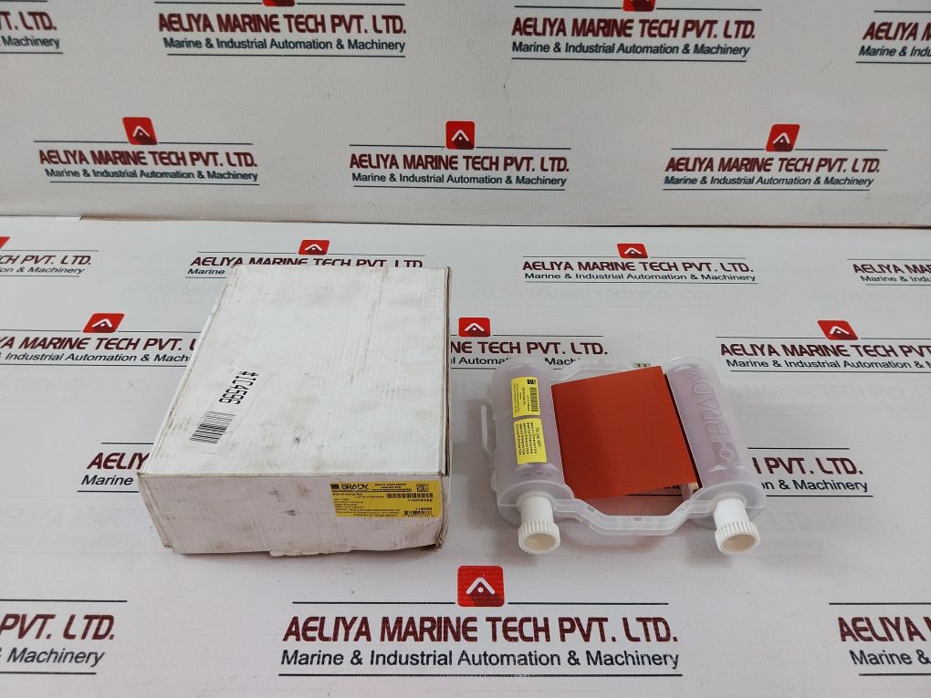 Brady B30-r10000-rd Ribbon Cartridge Red Label Printer Tape 200 Feet