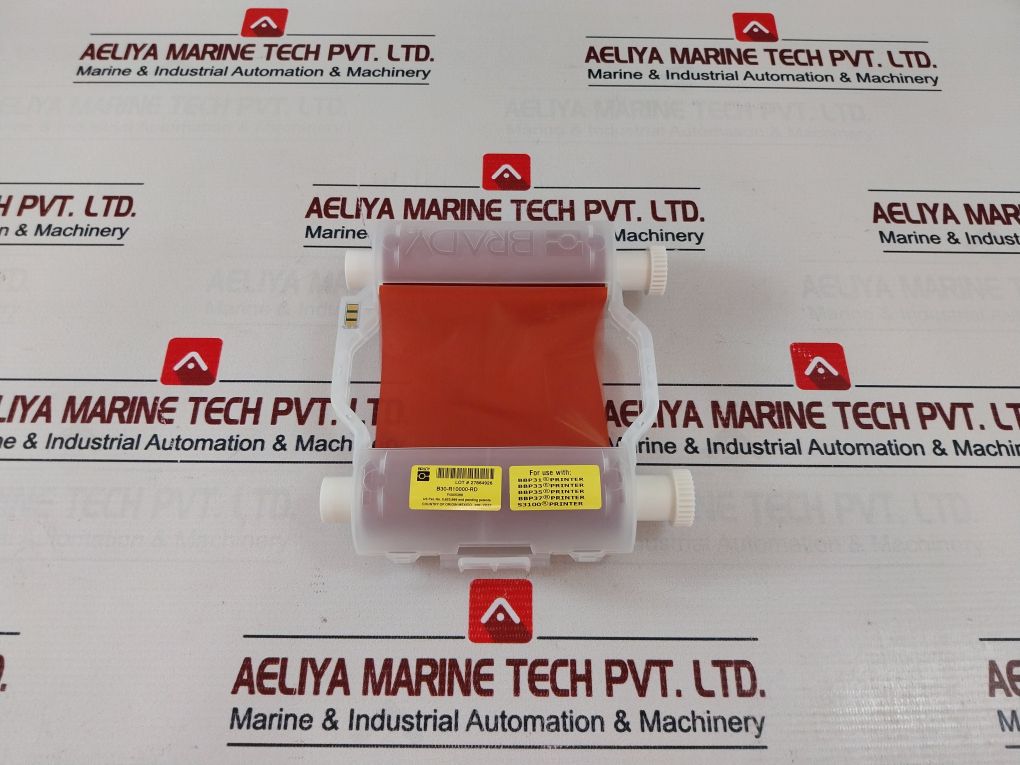 Brady B30-r10000-rd Ribbon Cartridge Red Label Printer Tape 200 Feet