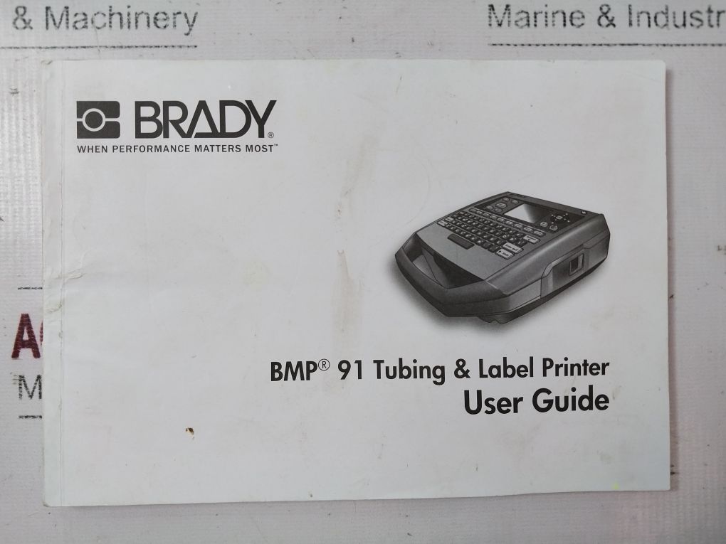 Brady Bmp 91 Tubing & Label Printer Set