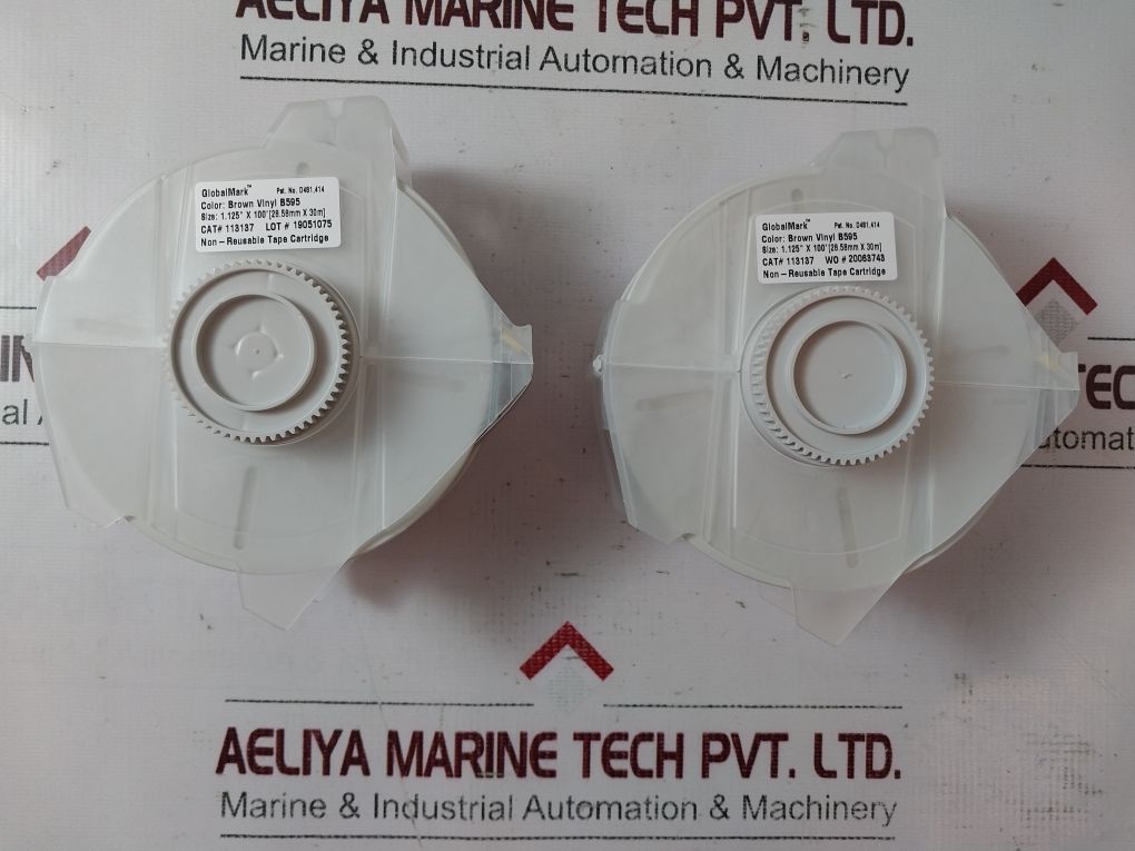 Brady Globalmark B595 1.125In X 100Ft Brown Vinyl Tape Cartridge 113137