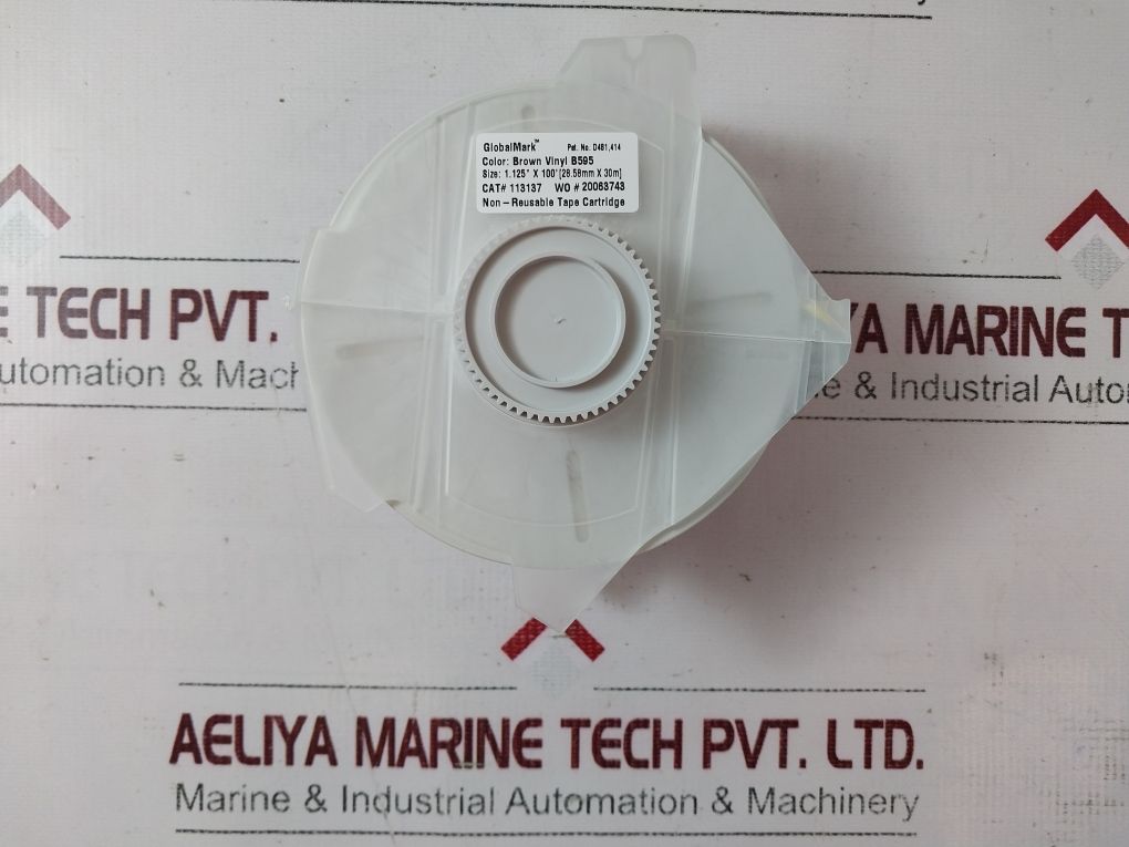 Brady Globalmark B595 1.125In X 100Ft Brown Vinyl Tape Cartridge 113137