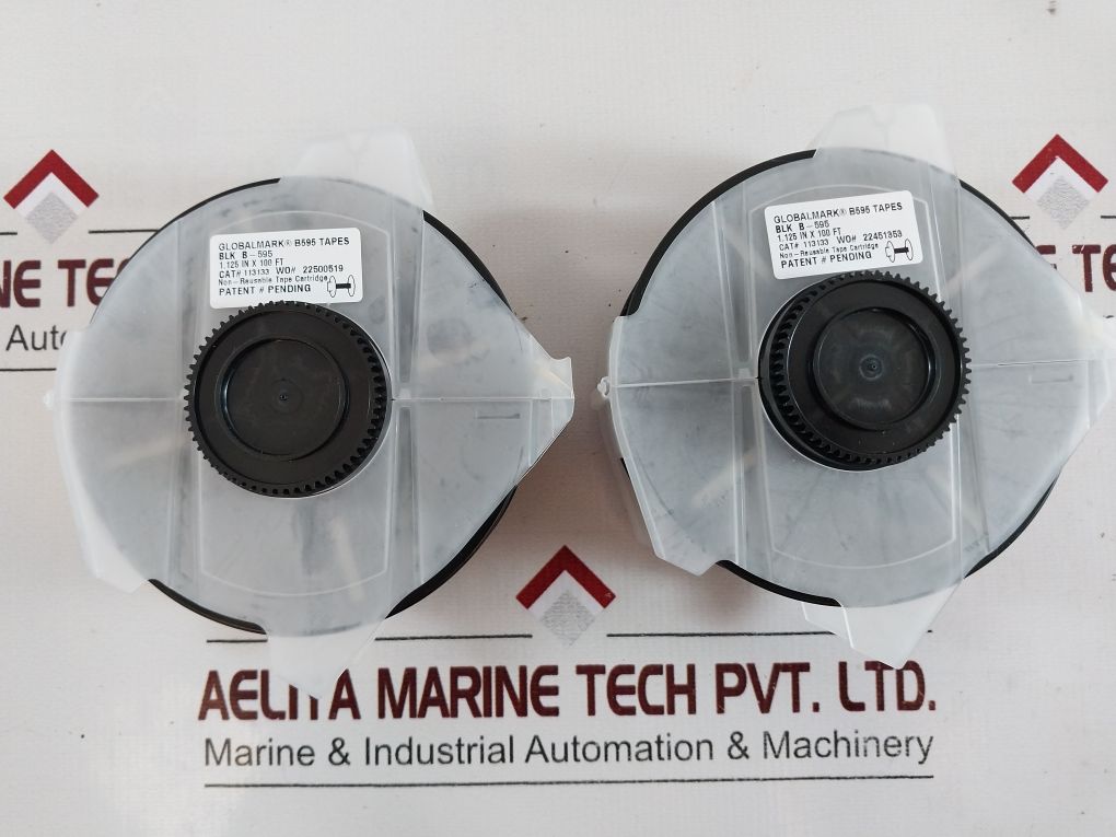 Brady Y2272694 113133 1.125In X 100Ft Globalmark Black Vinyl Tape