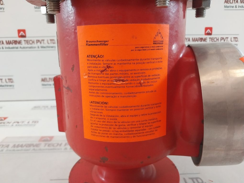 Braunschweiger Flammenfilter Vd/Ts-50-iib3 Safety Relief Valve