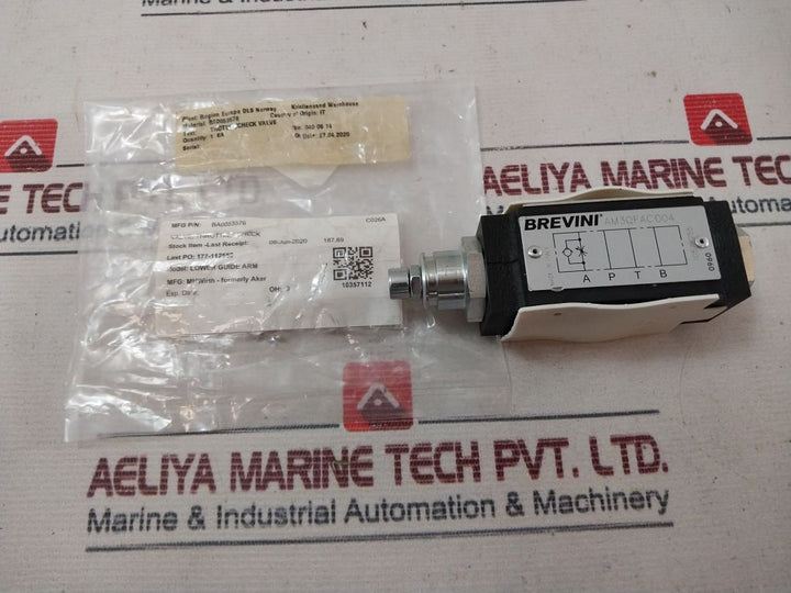 Brevini Am3Qfac004 Throttle/Check Valve