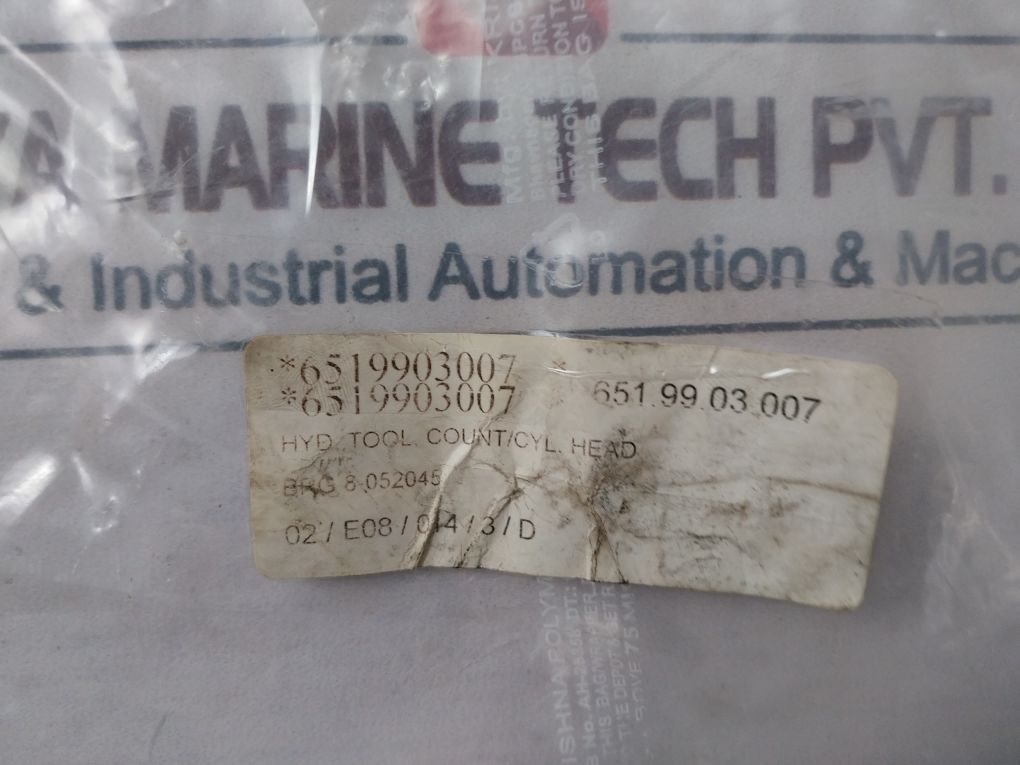 Brg 093632 Hyd, Tool, Count/Cyl.Head 8-052045