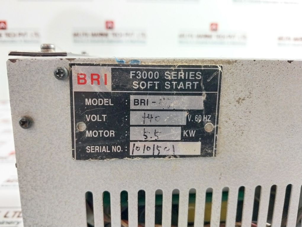 Bri Bri-4551 Motor Soft Start F3000 Series 440V 60Hz