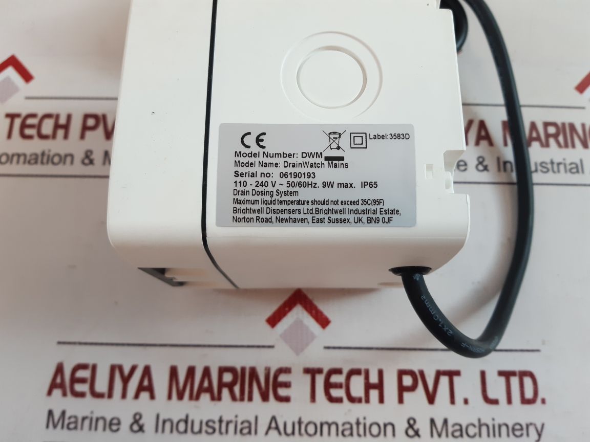 Brightwell dwm dosing pump drainwatch mains