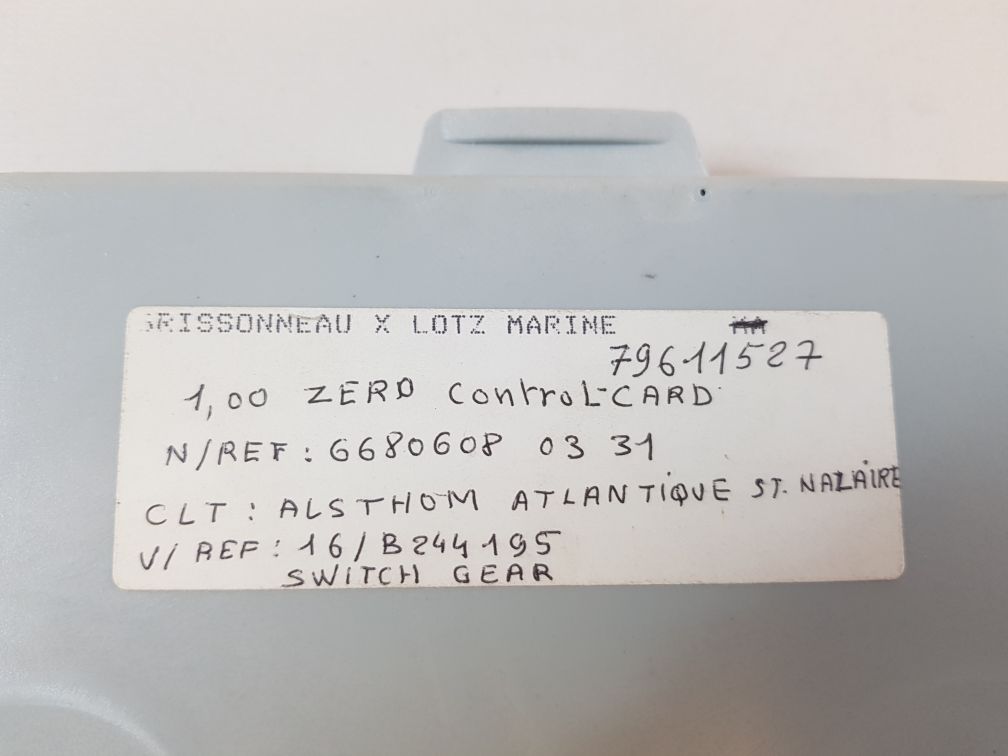 Brissonneau 79611527 Automatic Control Card Ble 1527