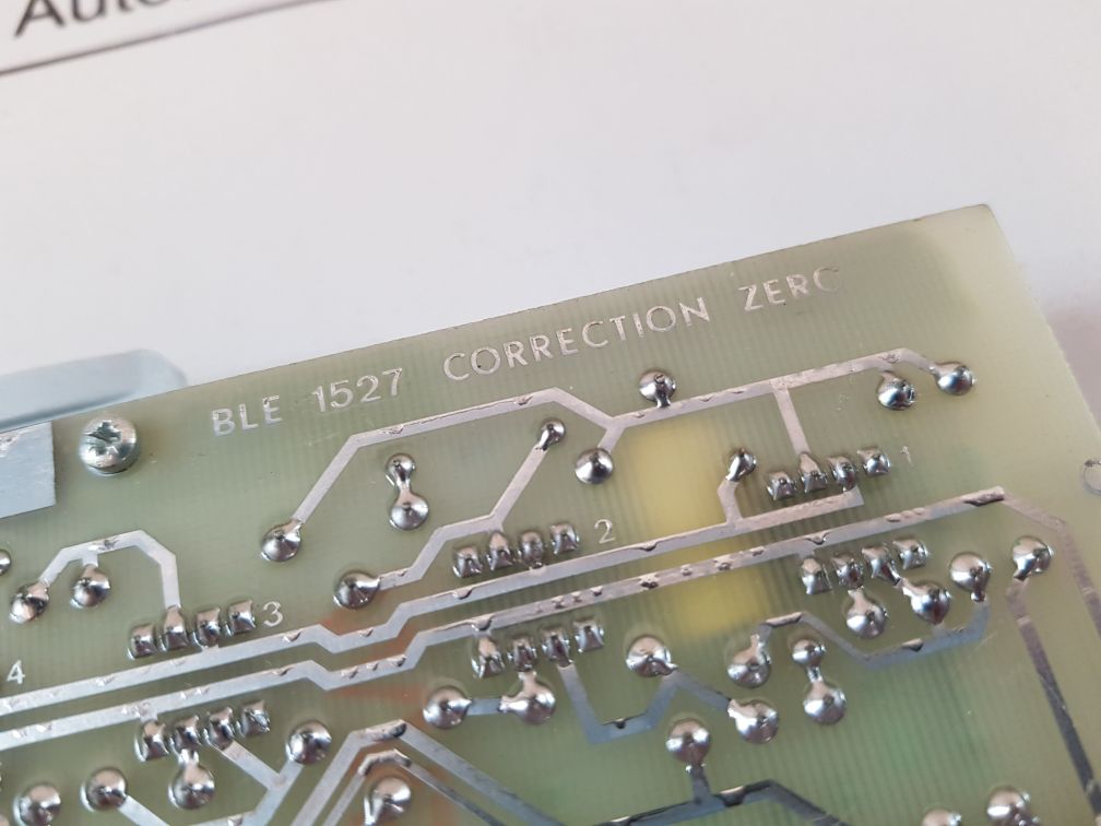 Brissonneau 79611527 Automatic Control Card Ble 1527
