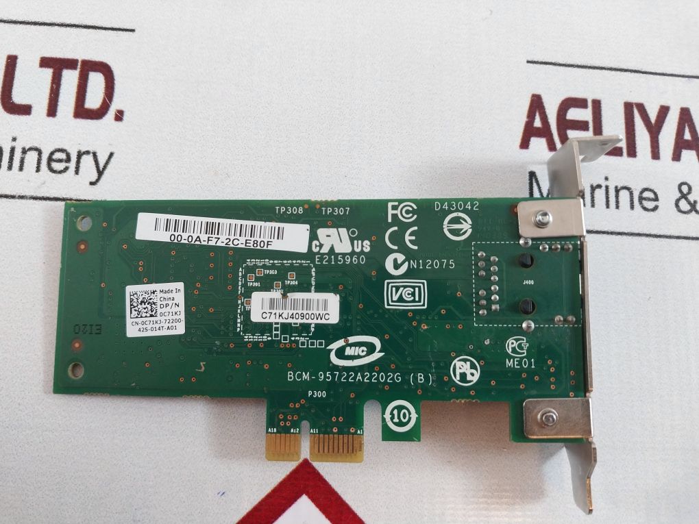 Broadcom Bcm95722A2202G Network Card
