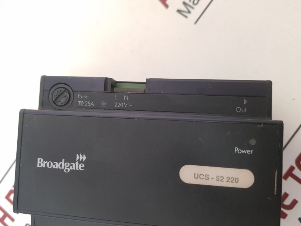 Broadgate Ucs-52 220 Brodersen Control Systems