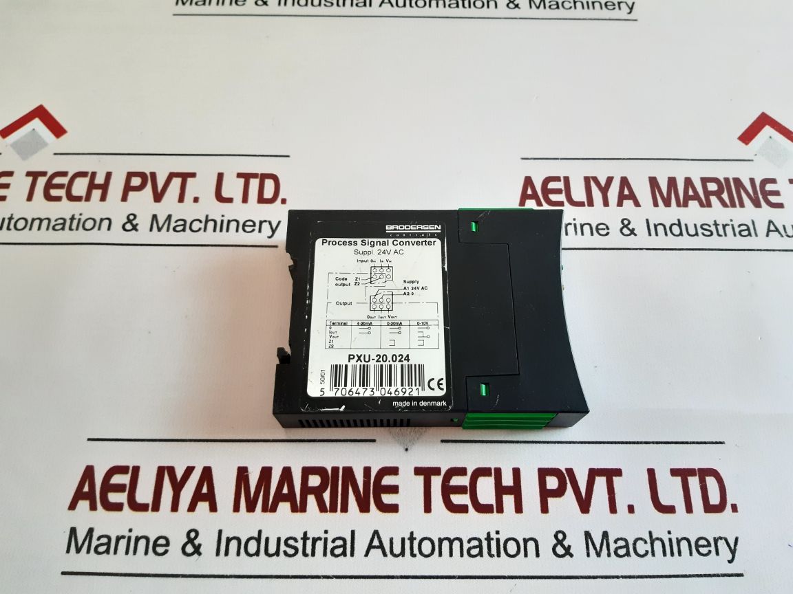 Brodersen Pxu-20.024 Process Signal Converter Pxu-20, 24Vac