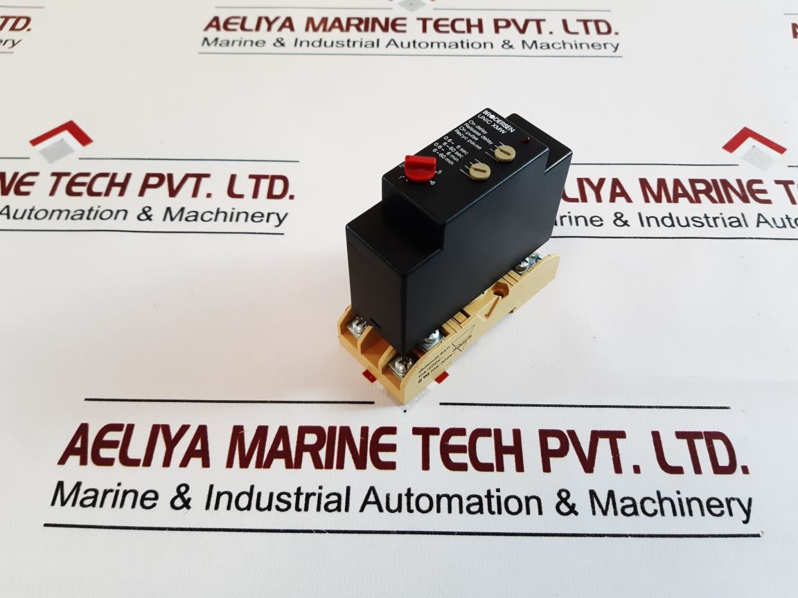 Brodersen Unic Xmw Multi Function Time Relay With S411 Relay Base