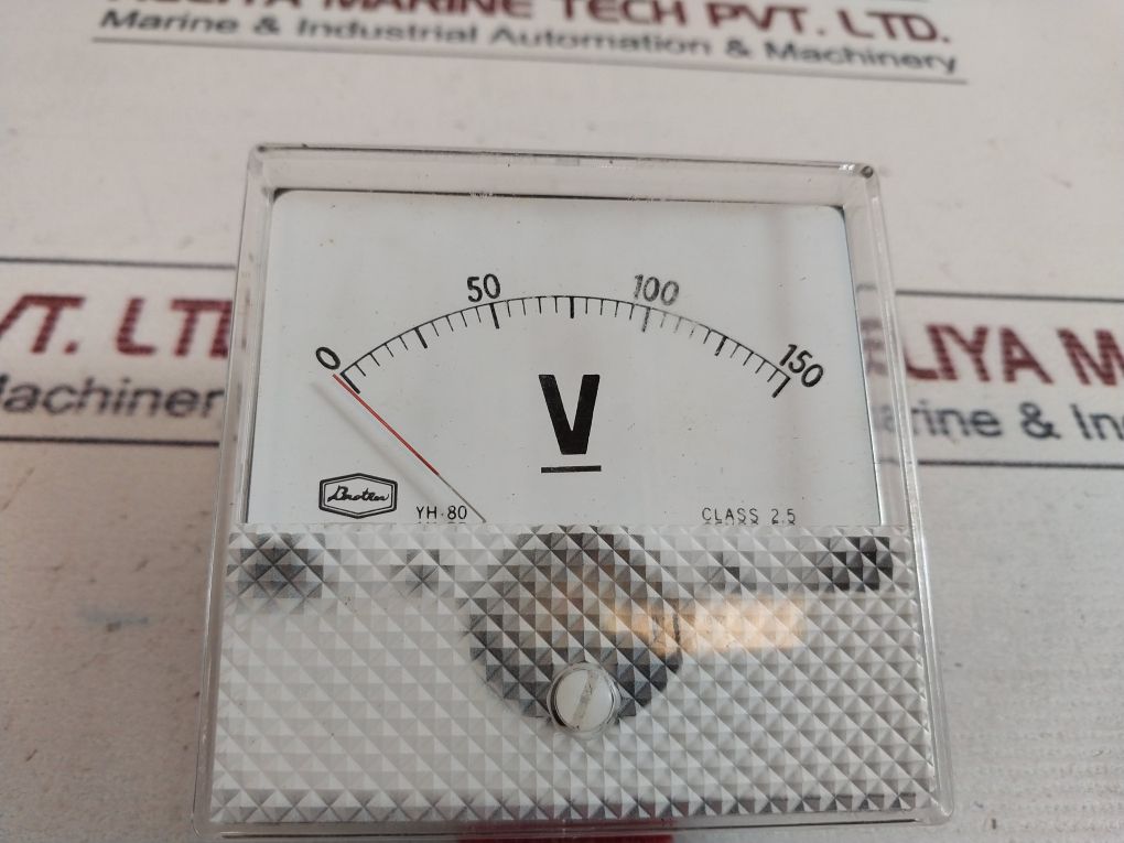 Brother Yh-80 Analog Panel Voltmeter 0-150 V