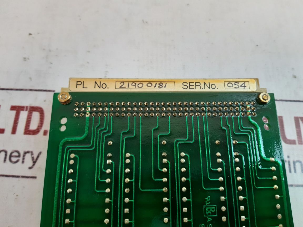 Brown Brother 2195 0104 Pcb Assy Output Interface