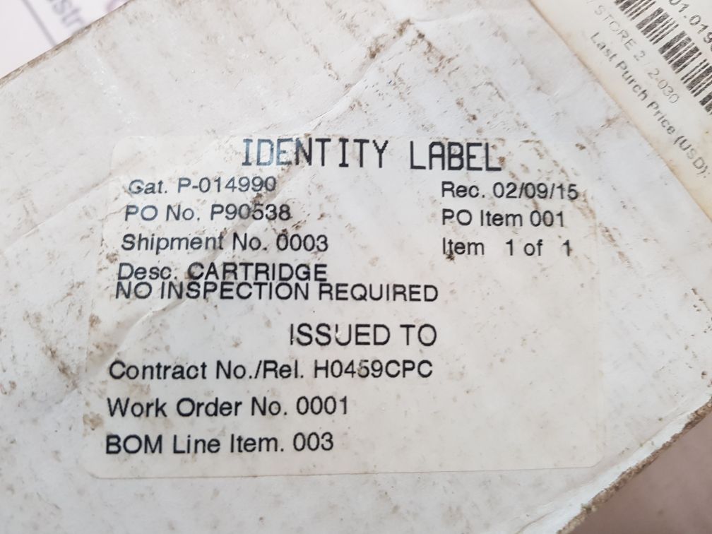 Brown Brothers P-014990 Cartridge C1D16 03 1 A1
