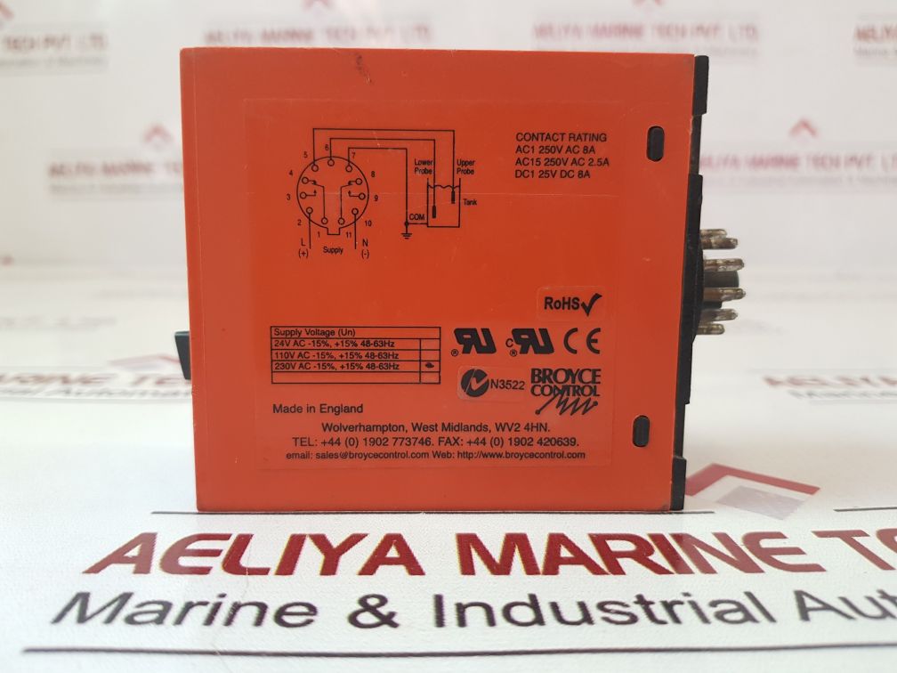 Broyce Control B1Lcr Level Control Relay