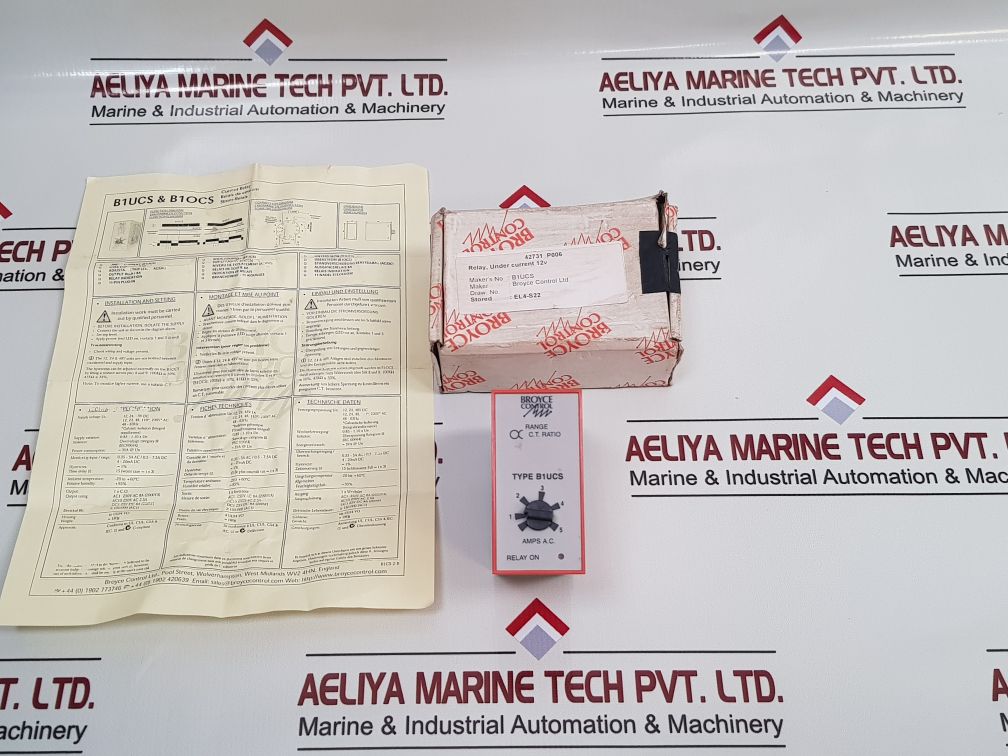 Broyce Control B1Ucs Current Relay
