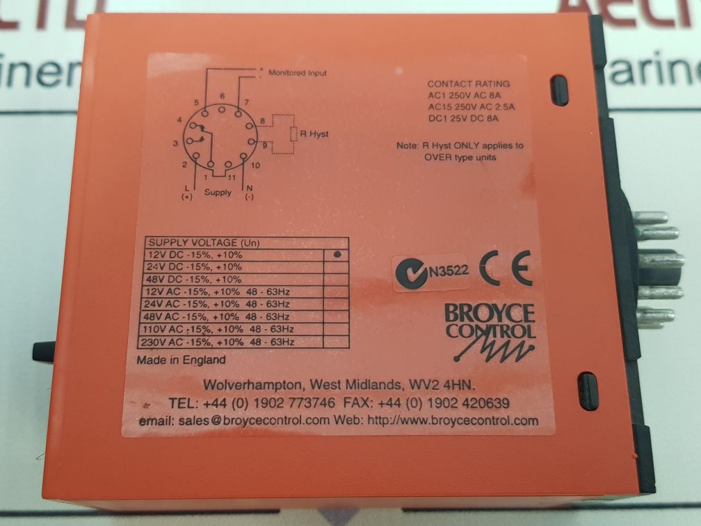 Broyce Control B1Ucs Current Relay