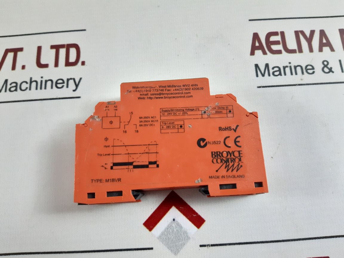Broyce Control M1Bvr Voltage Monitoring Relay