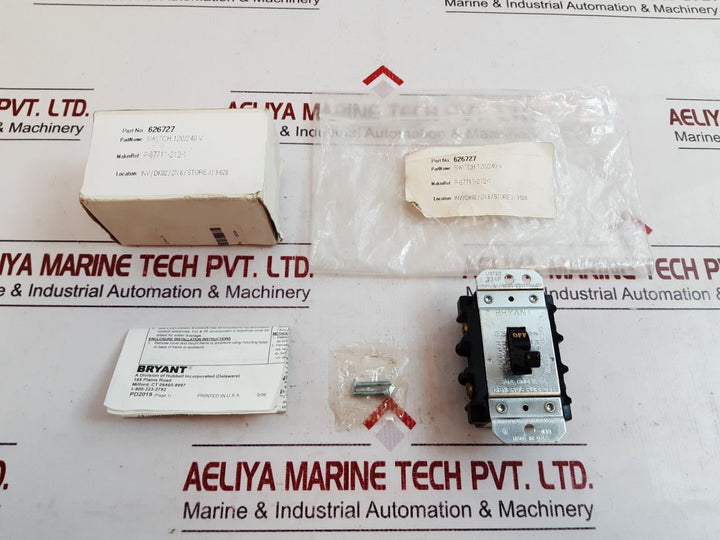 Bryant 30002D Manual Motor Controller Switch 120/240 V
