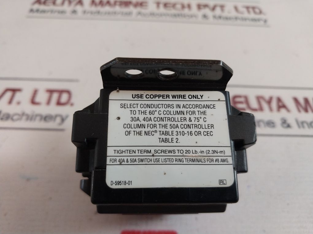 Bryant 40003Mdcf Manual Motor Controller Switch