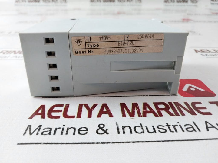 Btr Eiw-e20 Time Relay 10032-07.01.02.01 250V/4A