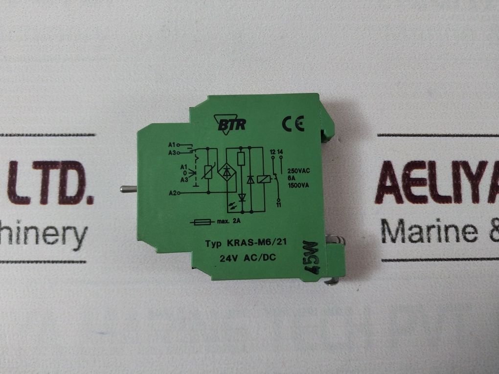 Btr Kras-m6/21 Coupling Module 6A 24V Ac/Dc