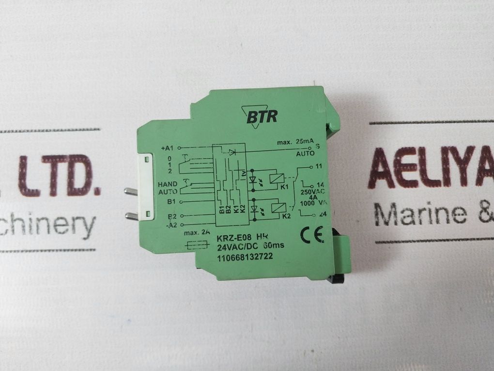 Btr Krz-e08 Hr 24Vac/Dc 60Ms