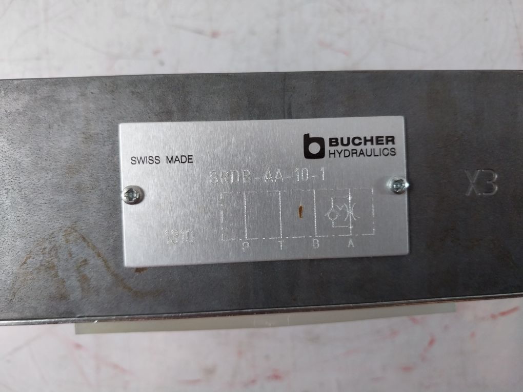 Bucher Hydraulics Srdb-aa-10-1 Throttle Valve