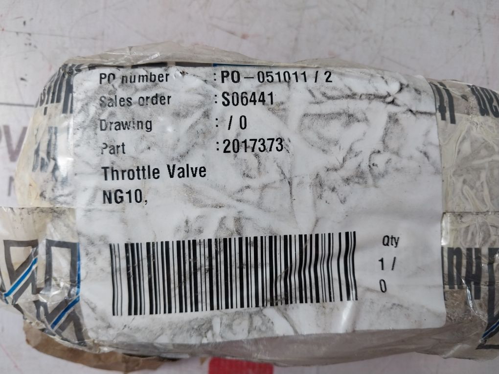 Bucher Hydraulics Srdb-aa-10-1 Throttle Valve