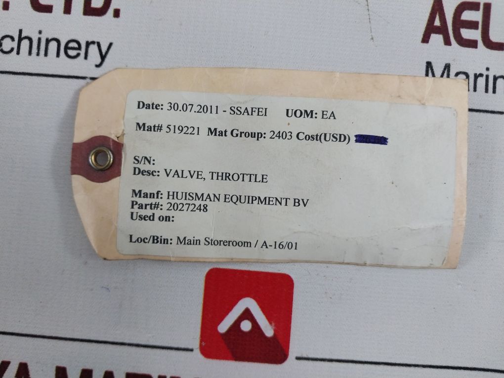 Bucher Hydraulics Srdb-bz-6-1 Throttle Valve