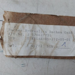 Bucher Rvsae3Ds-212-05-01 Block/Check Valve 170627742