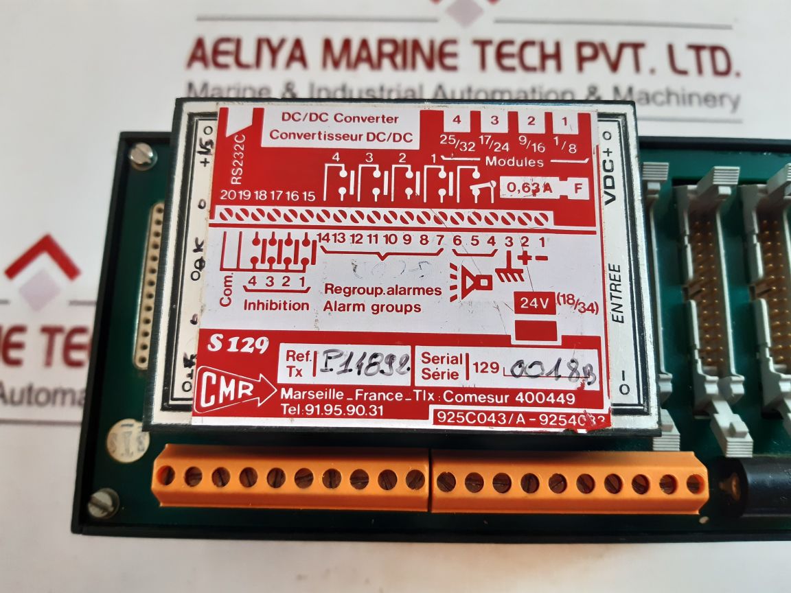 Cmr s129 analog monitoring unit