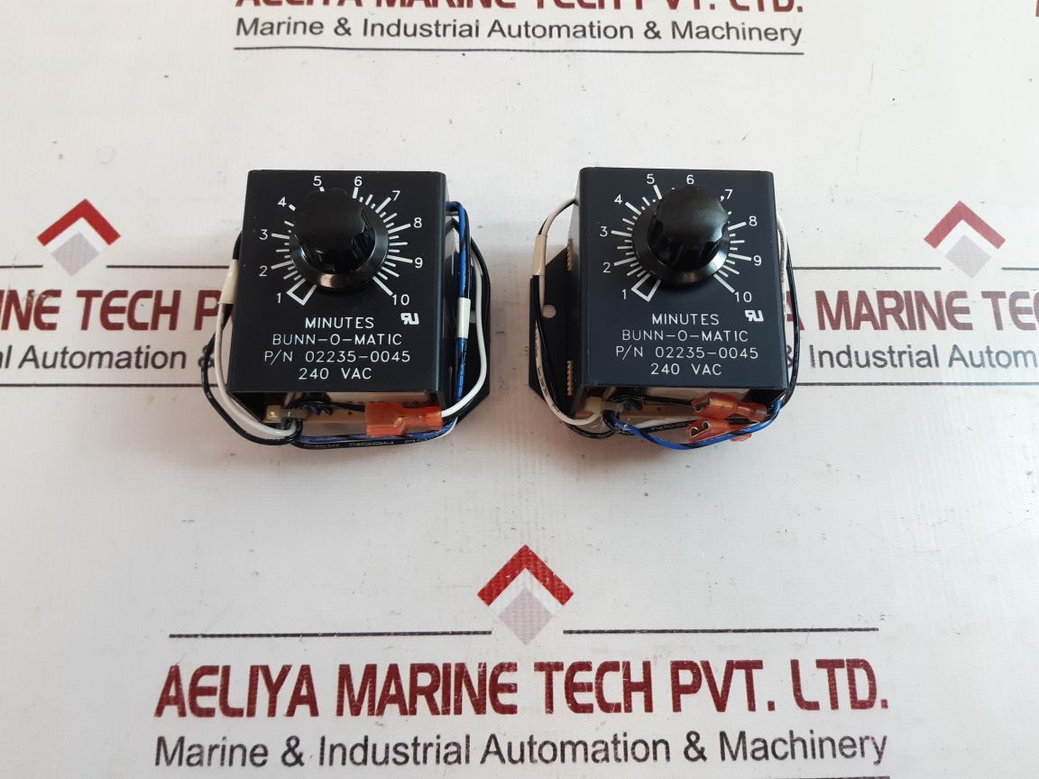 Bunn-o-matic 02235-0045 timer