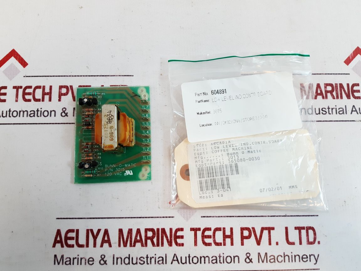 Bunn-o-matic 3015 Control Board
