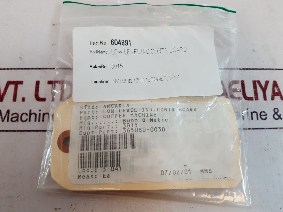 Bunn-o-matic 3015 Control Board